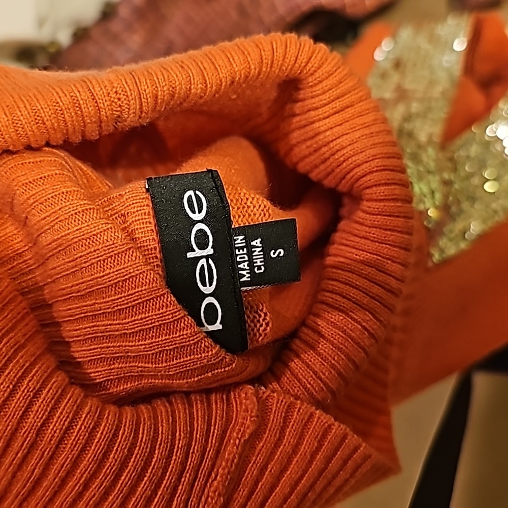 Bebe Sequence Turtle Neck Sweater - image 6